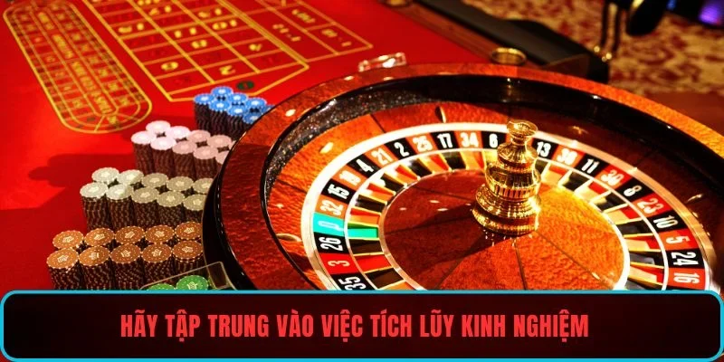 Hãy tập trung vào việc tích lũy kinh nghiệm