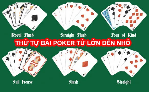 Thứ tự bài Poker là gì?